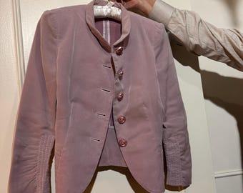 RARE Vintage Giorgio Armani Mauve Blazer – 90s Designer Jacket
