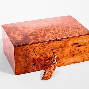 Hand Carved Wooden Multipurpose Keepsake Jewelry Decorative Art Box Storage Organizer (Large wood Box With lock,Antique)