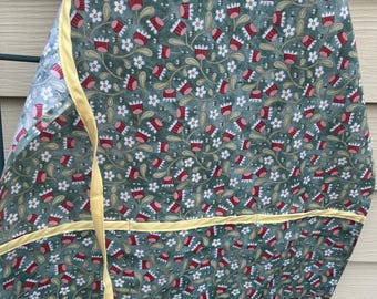 Apron, kitchen apron, waterproof apron, laminated cotton apron. Adults and kids aprons  sweet flower apron.