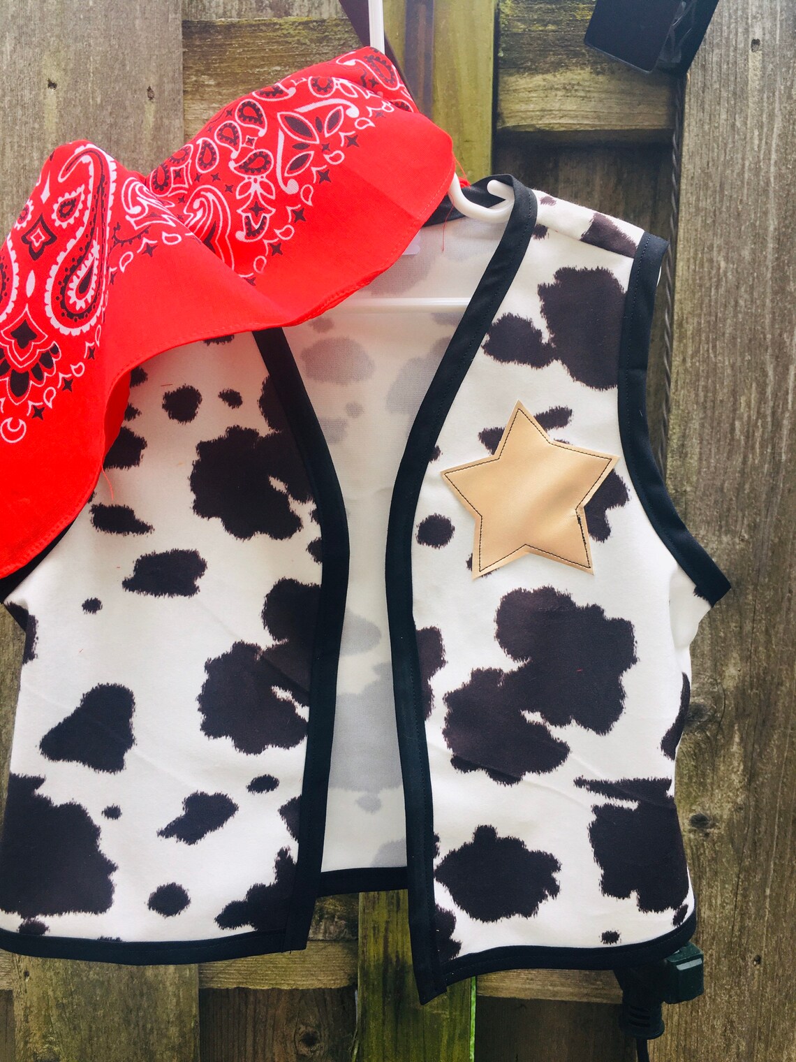 Woody Toy Story Kids Vest. Woody Costume Vest in Suede Fabric. Etsy