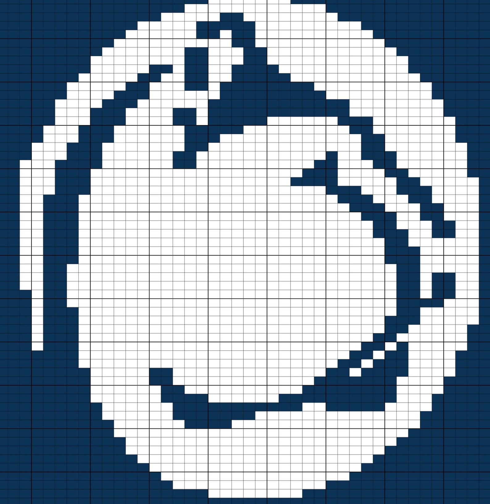 Penn State University Inspired Chunky Knit Blanket Pattern/ Hand ...