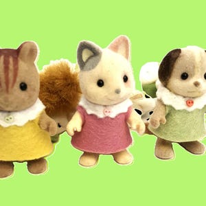 In the Garden Simple Dress Up Clothing for Calico Sylvanian Characters