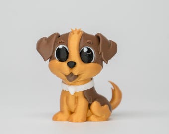 3D Printed Puppy Figurine: Collector's Item, Play Toy