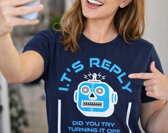 Lustiges Tech Roboter Shirt | IT Menge Humor Tee