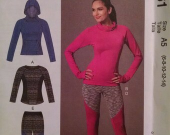 McCall's M7261 active wear pattern.