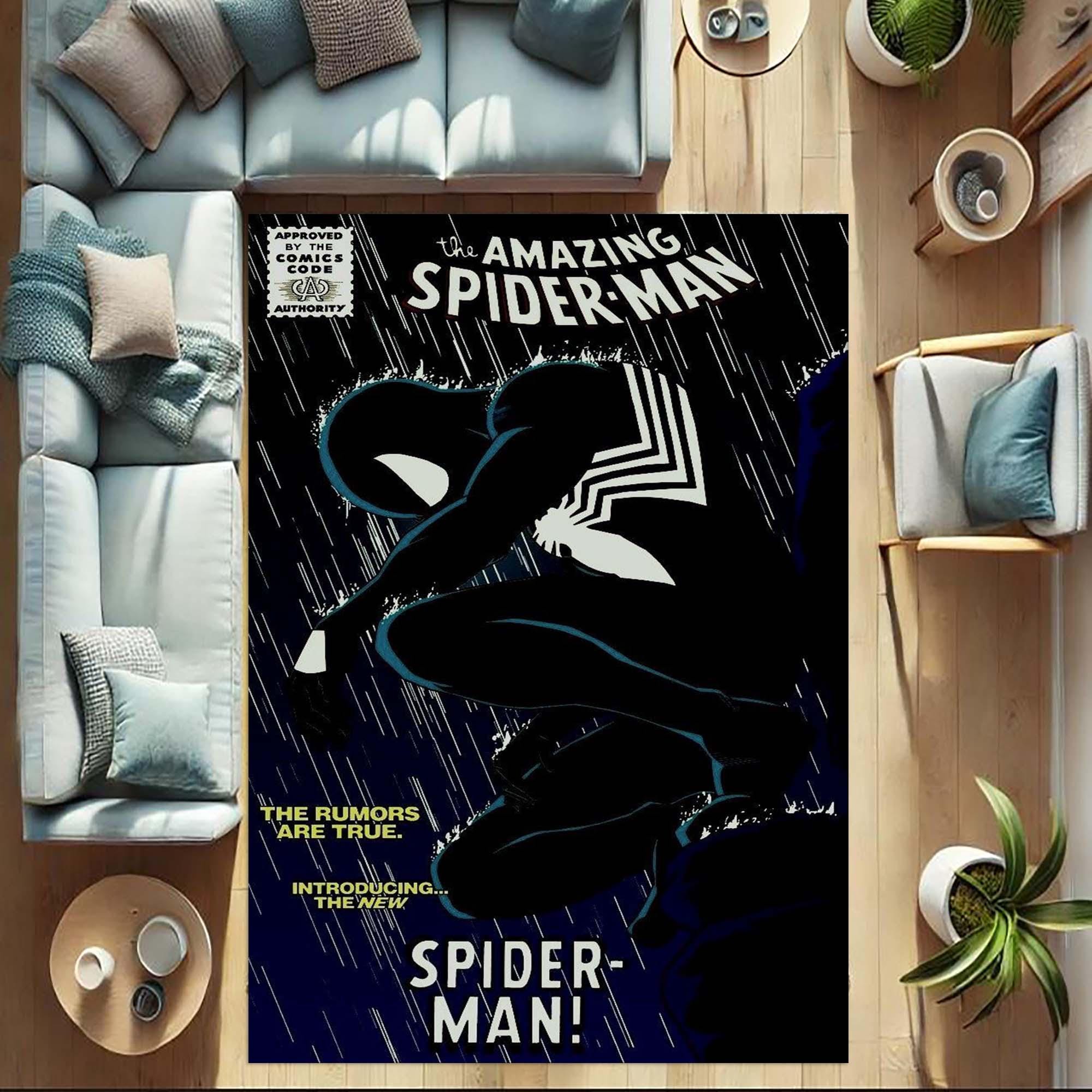 スパイダーマンをテーマにしたラグ - Etsy 日本