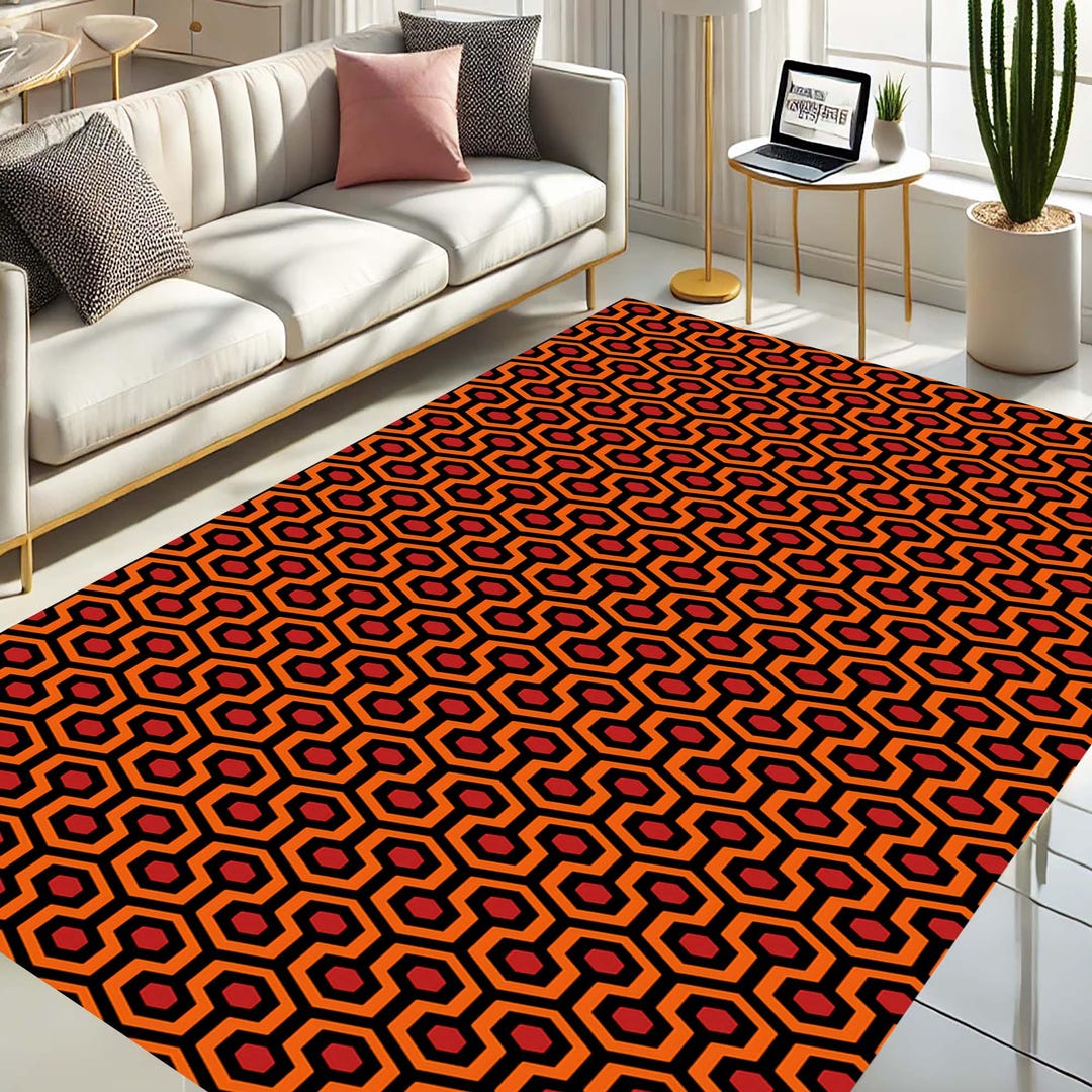 The Shining Rug, Horror Decor, Retro Carpet, Overlook Hotel Rug ...