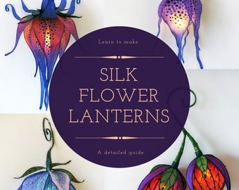Silk Flower Lantern Tutorial