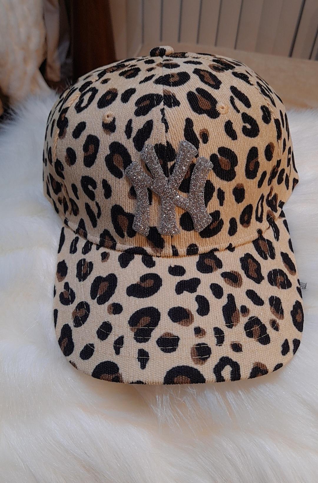 Leopard Print Beaded Cap Bling Leopard Cap - Etsy main image 4