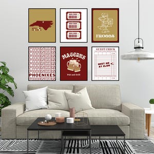Elon University Prints | Wall Art | College Prints | Elon | Dorm Decor