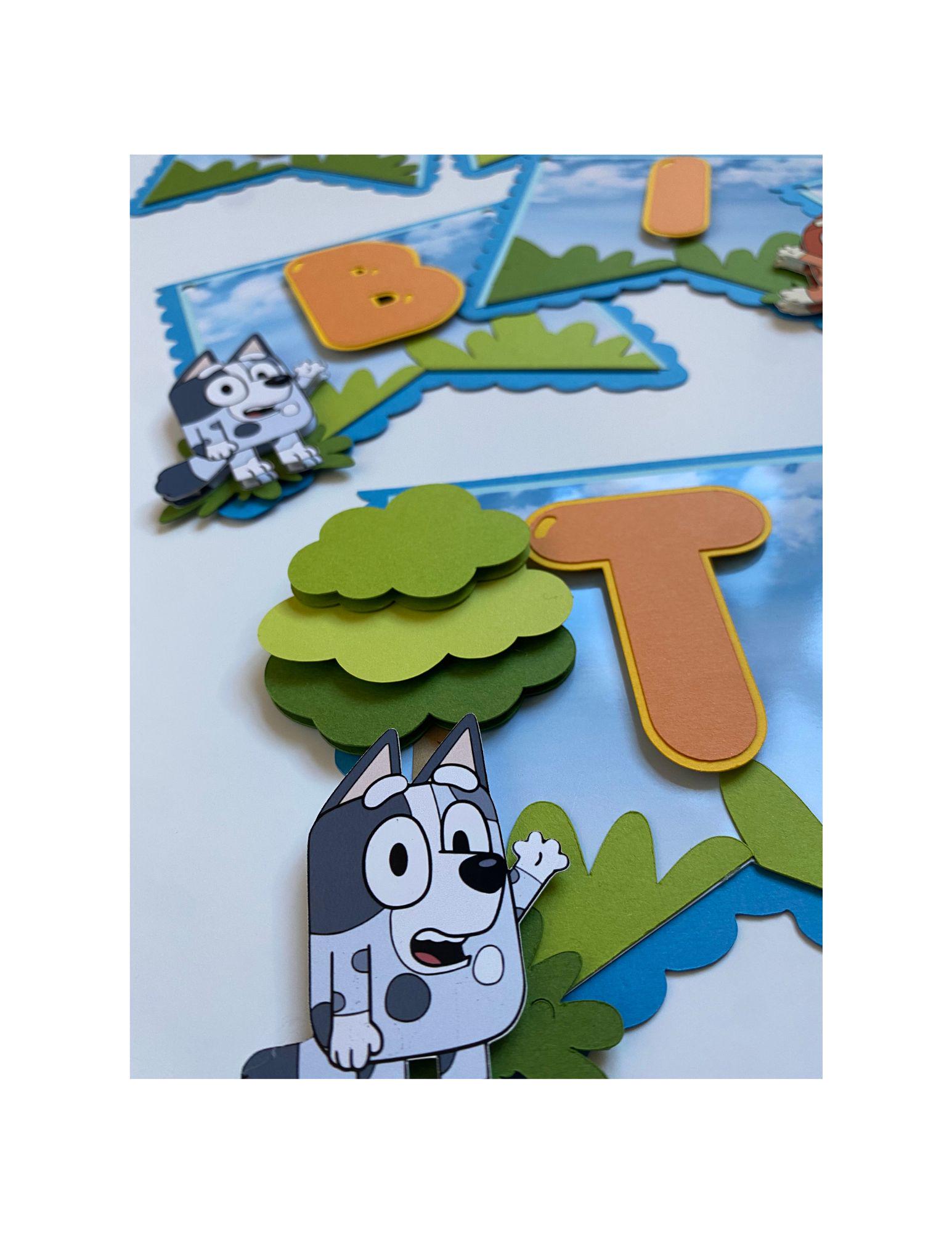 Bluey Birthday Banner