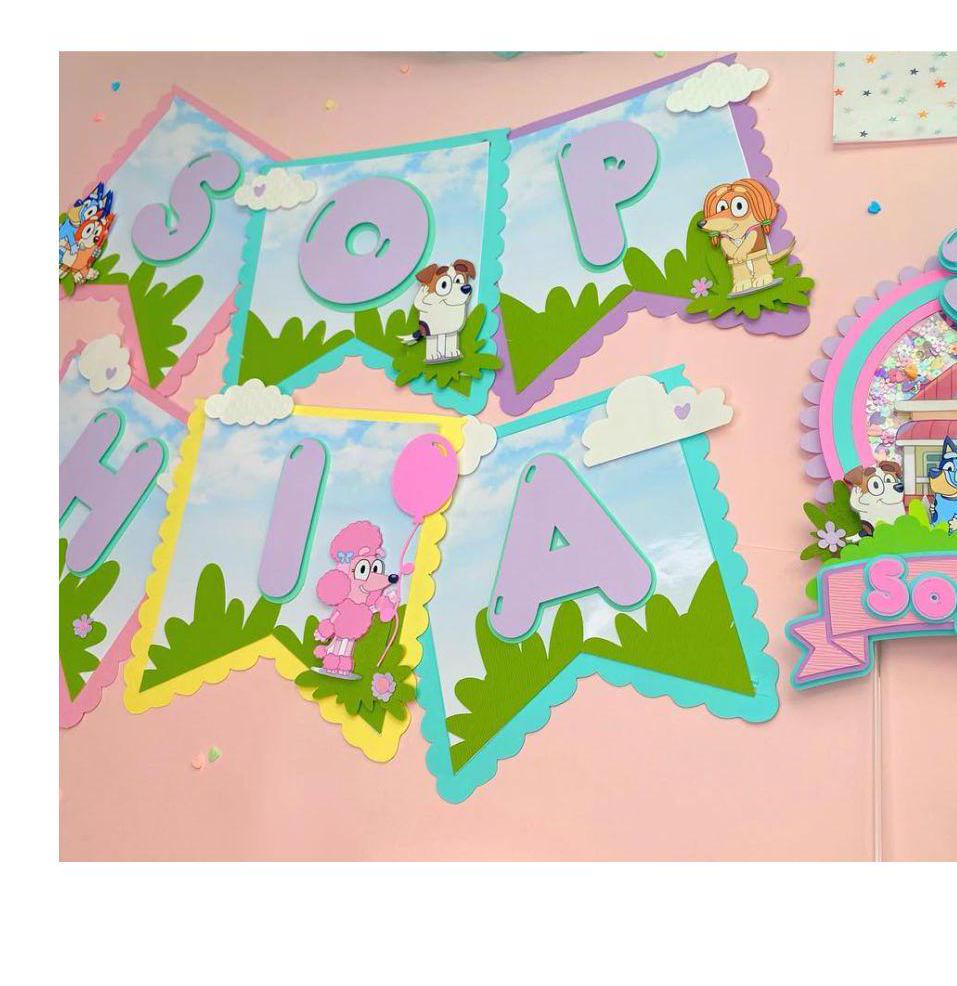 Custom Bluey Banner