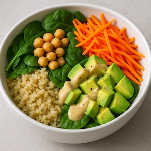 Power Bowl aux pois chiches et à l'avocat