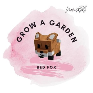 Grow A Garden red FOX - FAST DELIVERY