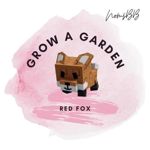 Grow A Garden Roblox Red Fox Collectible - Fast & Easy Delivery