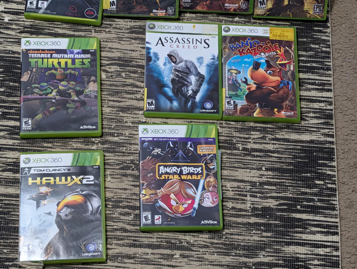 Xbox 360 Game Lot - 15 Titles Including Gears of War Trilogy & Assassin's Creed, foto 3 di 5