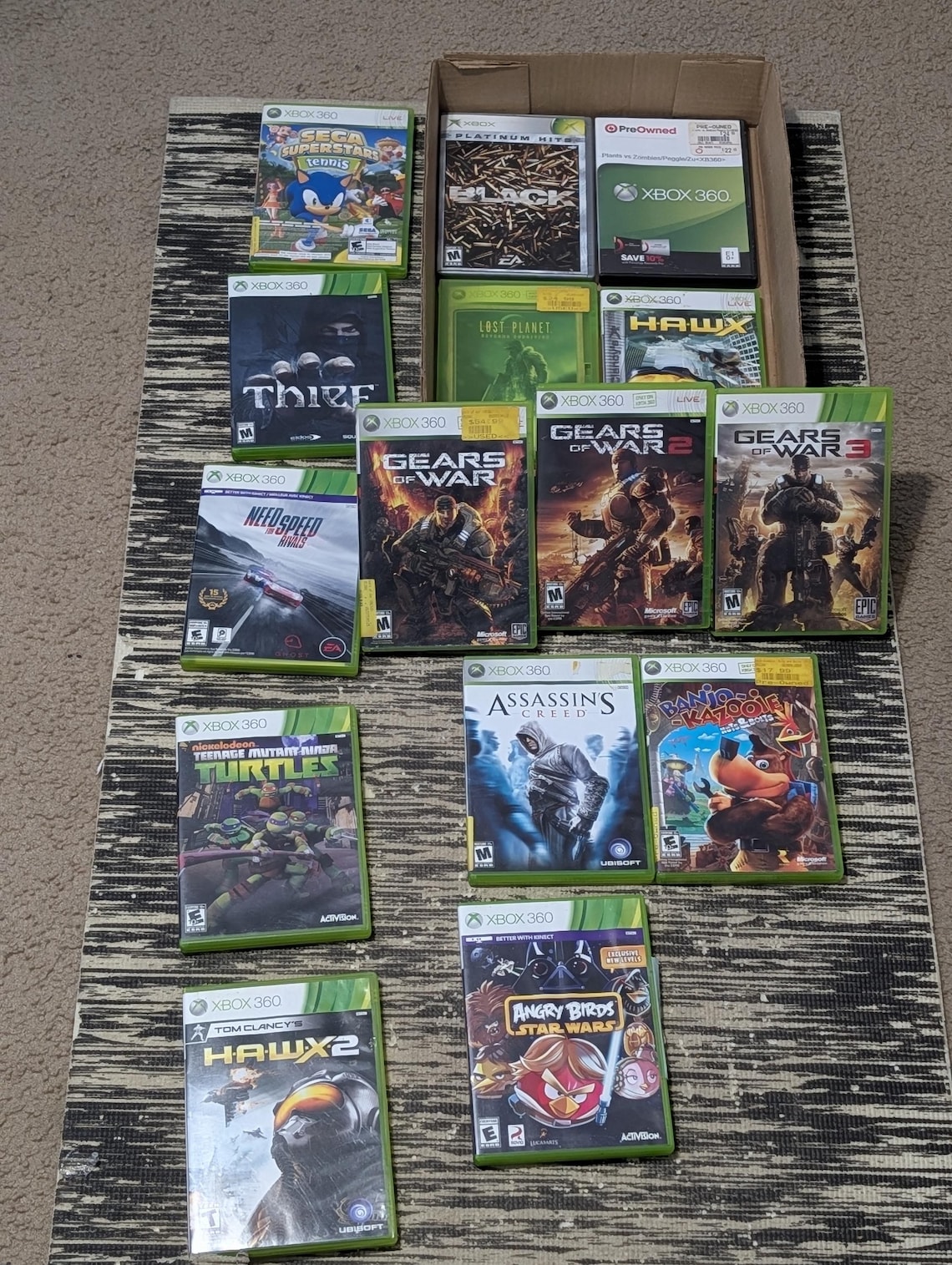 Xbox 360 Game Lot - 15 Titles Including Gears of War Trilogy & Assassin's Creed, foto 4 di 5