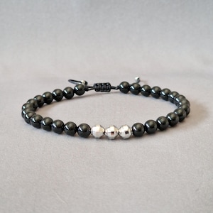 Black tourmaline bracelet black tourmaline jewelry protection bracelet mens bracelet