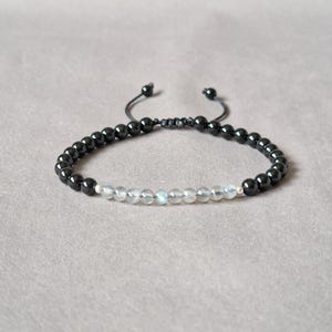 Bracelet tourmaline noire bijoux tourmaline noire bracelet labradorite bracelet protection