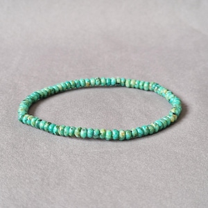 Green jasper bracelet, turquoise bracelet, men beaded bracelet, gift for men