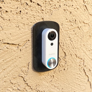 SimpliSafe Doorbell Hole Cover Plate: 5.7 x 3.1 inches (Black)