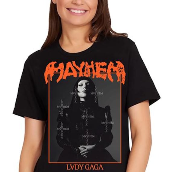 Mayhem Lady Gaga T-shirt Design PNG PSD DTF - Etsy