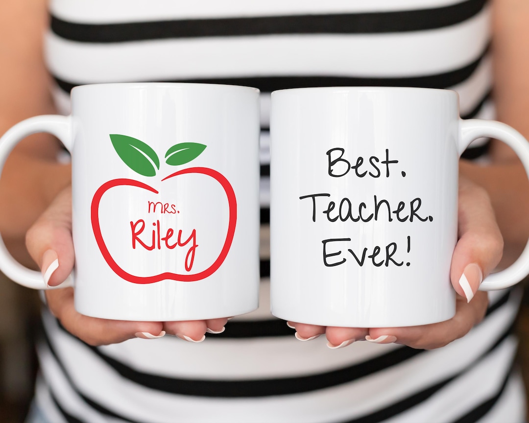 Instructor Gift Teacher Gift Personalized Coffee Mug With Custom Name Educator ...