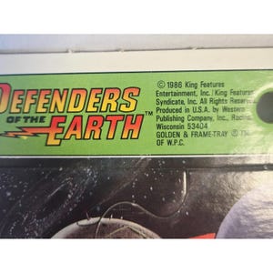 Vintage 1986 Defenders of the Earth Golden Frame Tray Puzzle Complete image 2