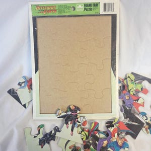 Vintage 1986 Defenders of the Earth Golden Frame Tray Puzzle Complete image 7