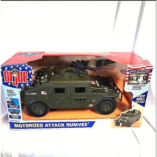 GI Joe Motorized Attack Humvee - Battery Power #05215 2002 New