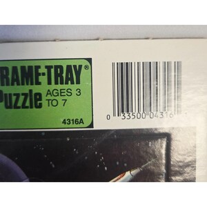 Vintage 1986 Defenders of the Earth Golden Frame Tray Puzzle Complete image 3