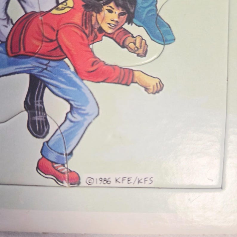 Vintage 1986 Defenders of the Earth Golden Frame Tray Puzzle Complete image 5