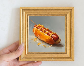 Mcchicken - NOAH VERRIER Original Still Life Oil Painting, Signed