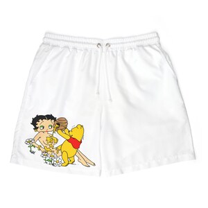 Betty Boop en Winnie de Poeh zwembroeken, strandkleding, zomer essentials, unisex zwembroeken, vakantie badkleding, leuke zwembadspullen