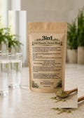 3 in 1 Anti-Parasite herbal blend | Natural Walnut Hull | Clove & Wormwood herb | bitter product logo