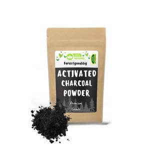 Activated Charcoal Powder | Cosmetic & Craft Grade | Natural Dye Soap Coloring,natural black dye, face mask ingredient, plant based charcoal