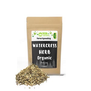 Organic Watercress Herb | Nasturtium Officinale | Culinary & Tea Herb | dried watercress,natural superfood,nutrient dense herbs