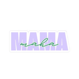 MAHA Mama Sticker, Make America Healthy Again, RFK, Trump-stickers voor waterfles, laptop, notebook, politieke vinylstickers
