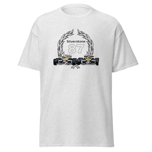 Retro British GP 1987  Unisex T-Shirt - Mansell Williams T-Shirt - British Gran Prix 1987 T-Shirt
