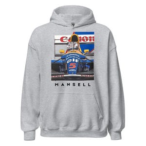 Retro Mansell FW14B Unisex Hoodie - Mansell Retro Hoodie - Mansell Williams Hoodie