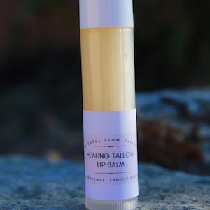 Organic Healing Tallow Lip Balm (set of 3)