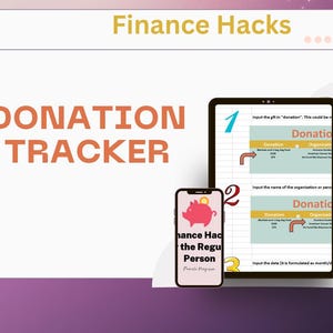 Donation Tracker-excel spreadsheet