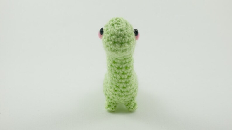 Diplodocus dinosaur amigurumi tiny plush toy dino Brontosaurus Apatosaurus image 3