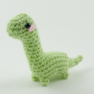 Diplodocus dinosaur amigurumi tiny plush toy dino Brontosaurus Apatosaurus image 1