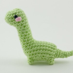 Diplodocus dinosaur amigurumi tiny plush toy dino Brontosaurus Apatosaurus image 2