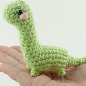 Diplodocus dinosaur amigurumi tiny plush toy dino Brontosaurus Apatosaurus image 5