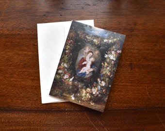 Marian Stationery Classic Catholic Artwork Note Card