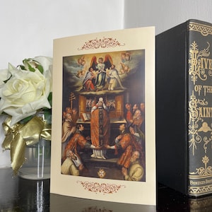 Mass Intention Cards with Gold Foil Envelopes TLM Traditional Latin Catholic Gift