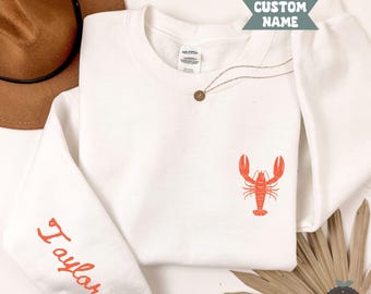 Lobster Shirt Italian Summer Sweater: Ocean Tee Coastal Shirt Gift Fishermen Aesthetic