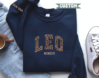 Custom Leo Zodiac Shirt: Y2k Shirt Trendy Sweatshirt Gift Astrology Tshirt
